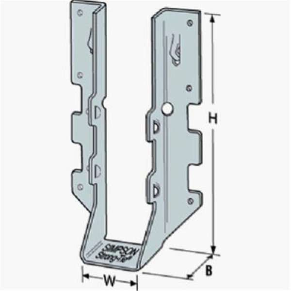 Simpson Strong-Tie Simpson Strong Tie LUS210-3Z 2 x 10 in. Face Mount Joist Hanger; Triple 717324